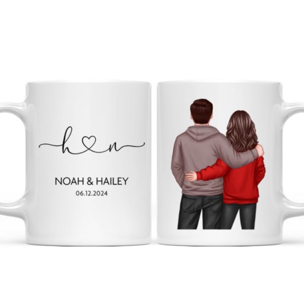 Personalized Mr & Mrs Coffee Mugs, Husband and Wife Mr and Mrs Mug, Anniversary Gift for him, Gift for her