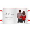 Personalized Mr & Mrs Coffee Mugs, Husband and Wife Mr and Mrs Mug, Anniversary Gift for him, Gift for her