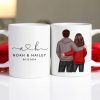 Personalized Mr & Mrs Coffee Mugs, Husband and Wife Mr and Mrs Mug, Anniversary Gift for him, Gift for her