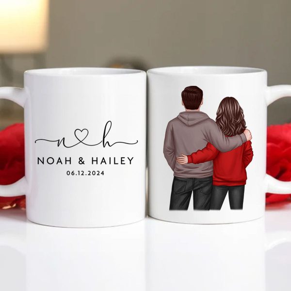 Personalized Mr & Mrs Coffee Mugs, Husband and Wife Mr and Mrs Mug, Anniversary Gift for him, Gift for her