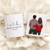 Personalized Mr & Mrs Coffee Mugs, Husband and Wife Mr and Mrs Mug, Anniversary Gift for him, Gift for her