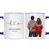 Personalized Mr & Mrs Coffee Mugs, Husband and Wife Mr and Mrs Mug, Anniversary Gift for him, Gift for her