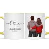 Personalized Mr & Mrs Coffee Mugs, Husband and Wife Mr and Mrs Mug, Anniversary Gift for him, Gift for her