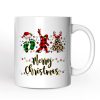Personalized Mug Bigfoot Buffalo Plaid Christmas, Sasquatch Holiday Decoration Personalized Mug Bigfoot Buffalo Plaid Christmas, Sasquatch Holiday Decoration