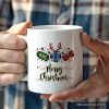 Personalized Mug Casino Buffalo Plaid Christmas, Poker and Dice, Player and Staff Gift
