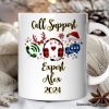Personalized Mug Customer Service Representative Buffalo Plaid Christmas Gift