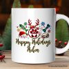 Personalized Mug Pet Themed Buffalo Plaid Veterinarian Christmas, Animal Owner Gift