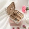 Personalized Name Jewelry Storage Box with Floral Design