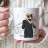 Personalized Newly Wedding Couple Coffee Mug, He Stole My Heart, Personalized Coffee Mug, Wedding Gift, Birthday Gift For Husband