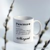 Personalized Pawma Definition Mug, Funny Dog Lovers Mom Gift with Custom Name