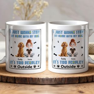 Personalized Pet Design White Ceramic Mug for Dog Lovers