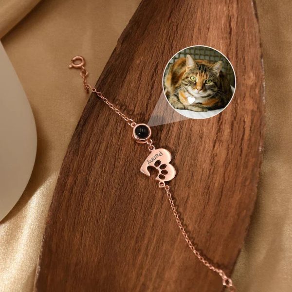 Personalized Photo Projection Name Bracelet