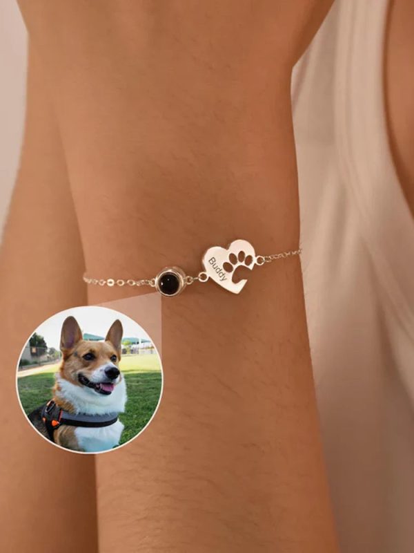 Personalized Photo Projection Name Bracelet