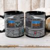 Personalized Plane Dashboard Mug, Custom Airplane Cockpit, Gift For Airplane Lovers (AP0402)