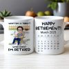 Personalized Retirement Mug - Custom White/Ceramic Coffee Cup