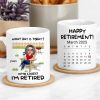 Personalized Retirement Mug - Custom White/Ceramic Coffee Cup
