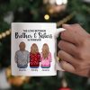 Personalized Siblings Christmas Mug, Personalized Brothers and Sisters Ornament, Siblings Gift