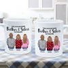 Personalized Siblings Christmas Mug, Personalized Brothers and Sisters Ornament, Siblings Gift