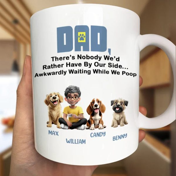 Personalized White Ceramic Mug - Custom Gift Cup