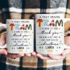 Personalized White Ceramic Mug For Coworker Appreciation A Truly Amazing Team Christmas Gift, Unique Thank You Present