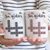 Personalized White Ceramic Mug for Fur Babies Lovers with Crossword Pet Names, Cute Unique Gift for Dog or Cat Mom