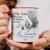 Personalized White Ceramic Mug for Teacher with Cute Bear Illustration, Daily Coffee Reminder of the Difference They Make, Unique Thank You Gift