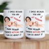 Personalized White Ceramic Mug Funny Husband Love Quote With Custom Photo Look Unique Valentine Gift