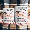 Personalized White Ceramic Mug Funny Husband Love Quote With Custom Photo Look Unique Valentine Gift