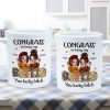 Personalized White Ceramic Mug, Humorous Friendship Design, Ideal Gift for Besties