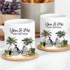 Personalized White Ceramic Mug You & Me and the Dogs, Custom Mug for Couples with Their Dogs, Perfect Gift for Dog Lovers,