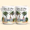Personalized White Ceramic Mug You & Me and the Dogs, Custom Mug for Couples with Their Dogs, Perfect Gift for Dog Lovers,