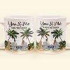 Personalized White Ceramic Mug You & Me and the Dogs, Custom Mug for Couples with Their Dogs, Perfect Gift for Dog Lovers,