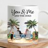 Personalized White Ceramic Mug You & Me and the Dogs, Custom Mug for Couples with Their Dogs, Perfect Gift for Dog Lovers,