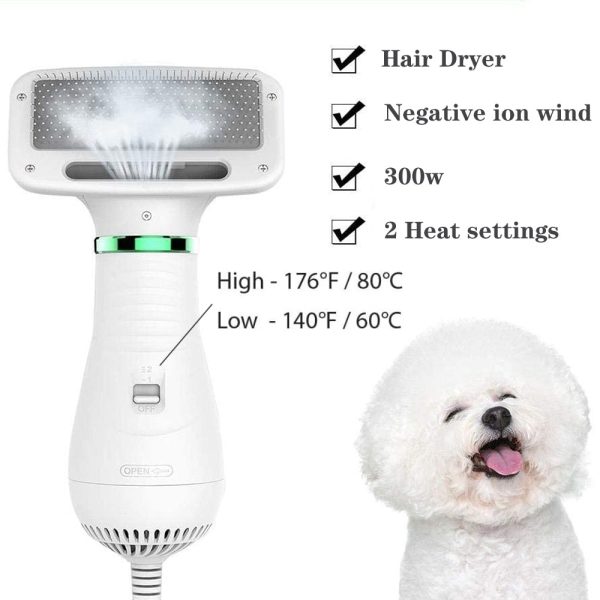 Pet Hair Dryer Brush