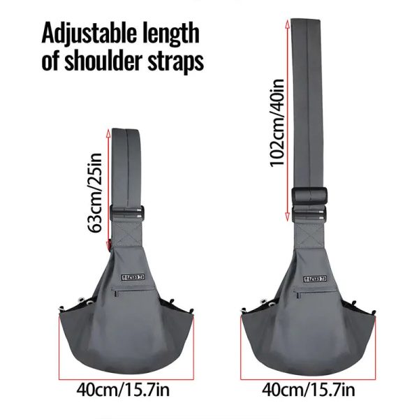 Pet Sling Carrier Bag - Shoulder Messenger Bag
