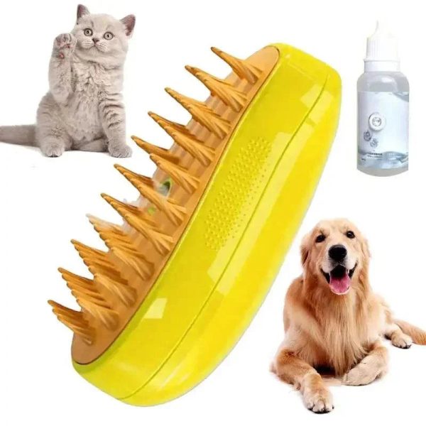 Pet Spray Massage Comb Electric Cat Steam Brush