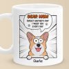 Pets Are Such Agreeable Friends - Dog & Cat Personalized Custom Mug - Mother's Day, Gift For Pet Owners, Pet Lovers
