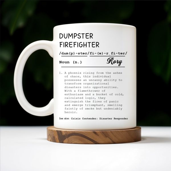 Phoenix Rising From Ashes Of Chaos Mug - Personalized Custom Coffee Mug - COL046_MG