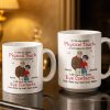 Physical Touch And Eye Contacts That Make Hearts Beat Faster - Personalized Custom Coffee Mug - CPL1360_MG