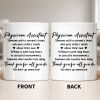 Physician Assistant Thank You For All You Do - Personalized Custom Coffee Mug - DOC082_MG