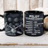 Pilot Retirement Schedule Personalized Retired Pilot Mug Gift For Pilot