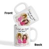 Pink Girls Wish You Lived Next Door Personalized Mug