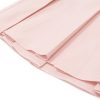 Pink Lace Up Corset And Pleated Mini Skirt Set