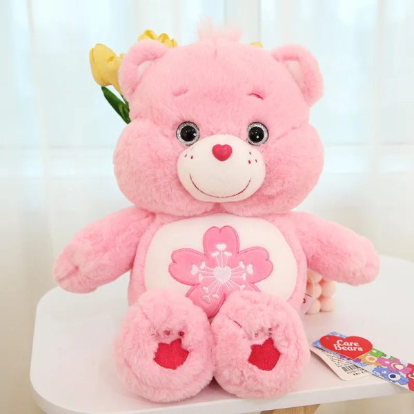 Pink Sakura Teddy Bear Plush Soft Stuffed Doll