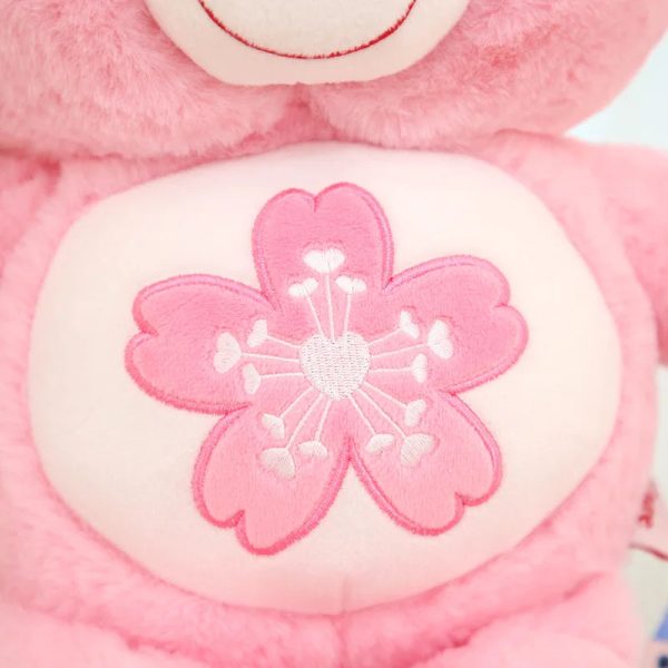 Pink Sakura Teddy Bear Plush Soft Stuffed Doll
