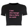 Pink Text Graphic Tee