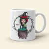 Piss Me Off, Gift For Witch Lover, Personalized Mug, Witch Girl Mug, Halloween Gift