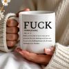 Playful Expletive With Smiley Face Humorous Mug - Personalized Custom Coffee Mug - COL069_MG