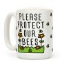 Please Protect The Bees Coffee Mug