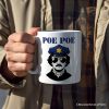 Police Edgar Allan Poe Poe Personalized Mug, Funny Gift with Custom Name